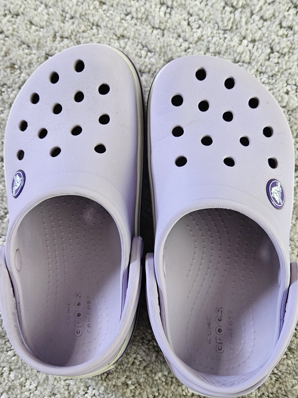Crocs Kids Classic Clog in Light Purple - Comfort Slip-On